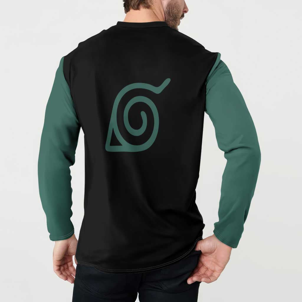 Might Guy - Naruto Button Sweatshirt Anime Mix Manga Style