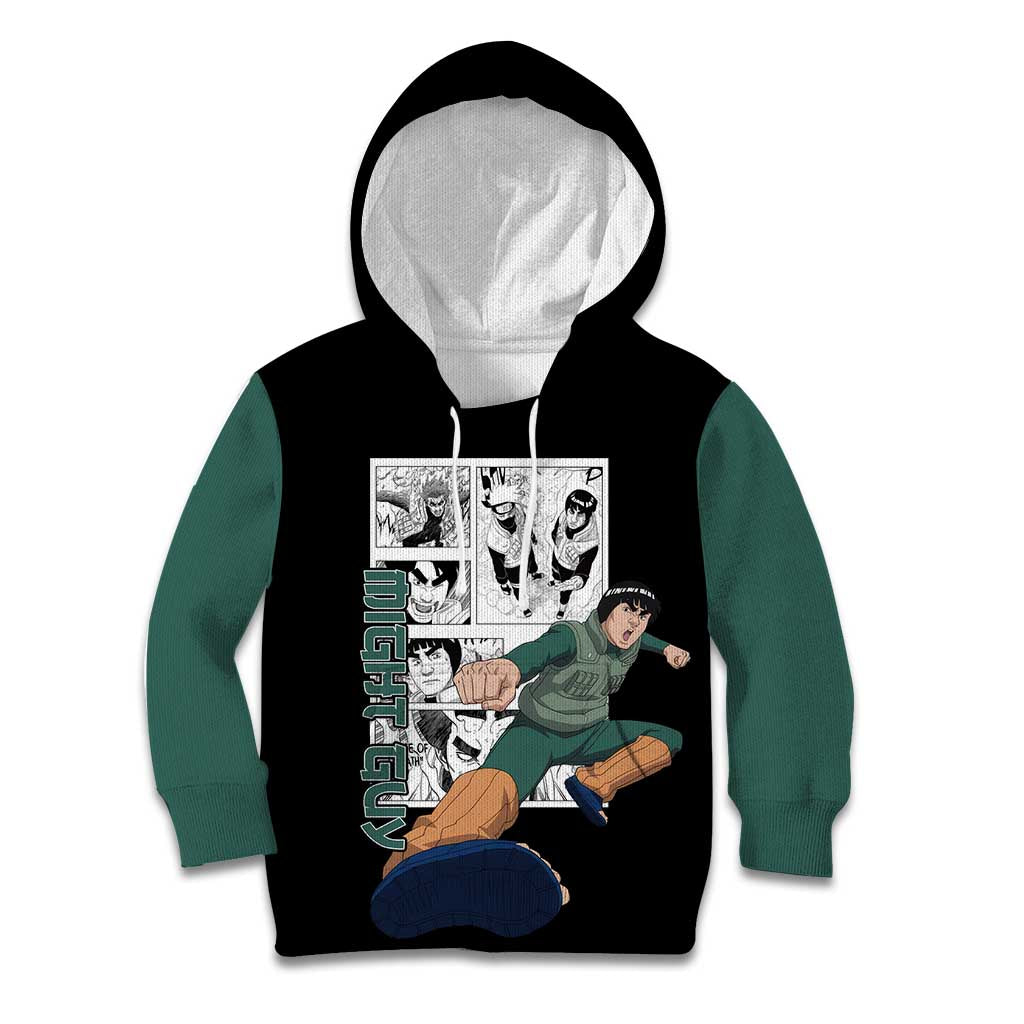 Might Guy - Naruto Kid Hoodie Anime Mix Manga Style
