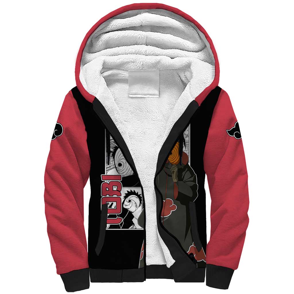 Tobi - Naruto Sherpa Hoodie Anime Mix Manga Style