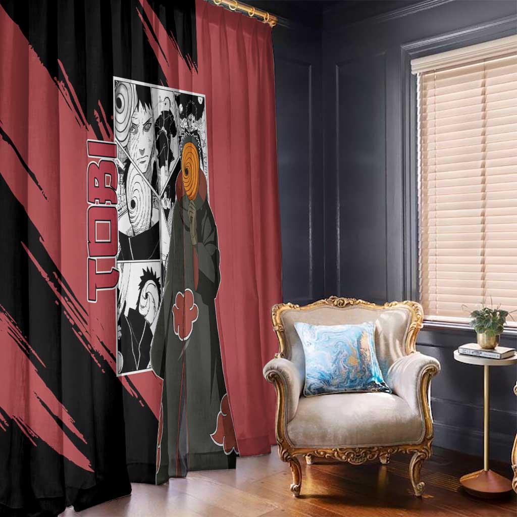 Tobi - Naruto Window Curtain Anime Mix Manga Style