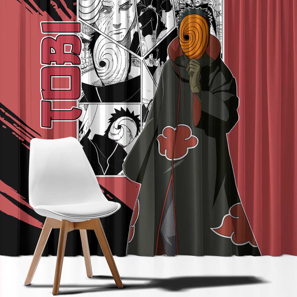 Tobi - Naruto Window Curtain Anime Mix Manga Style