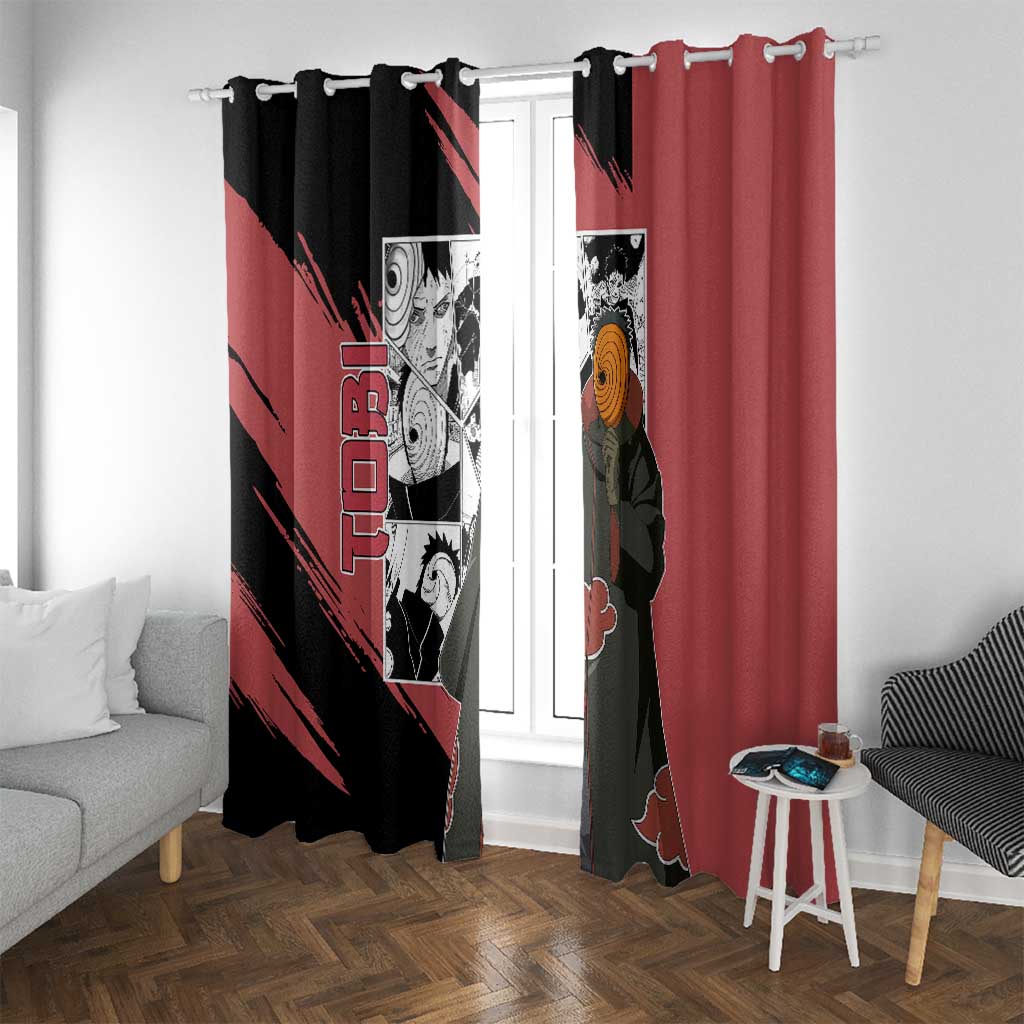 Tobi - Naruto Window Curtain Anime Mix Manga Style