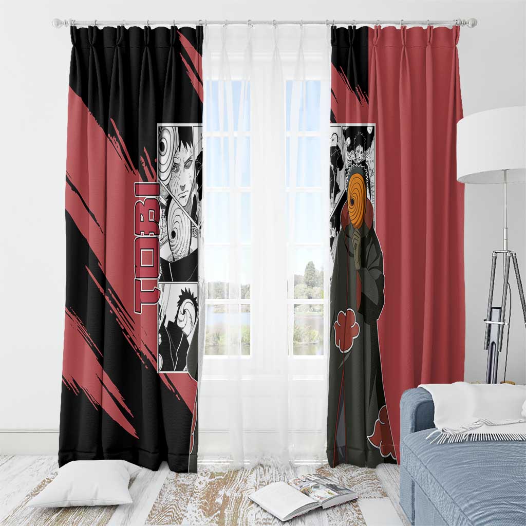Tobi - Naruto Window Curtain Anime Mix Manga Style