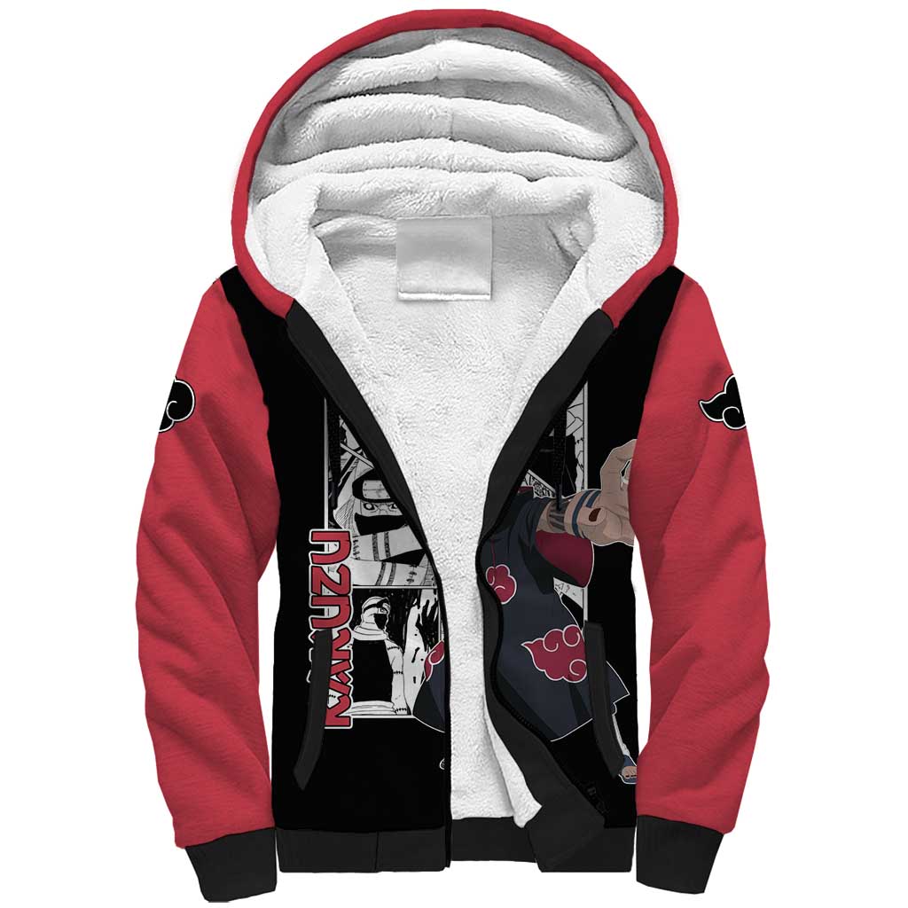 Kakuzu - Naruto Sherpa Hoodie Anime Mix Manga Style