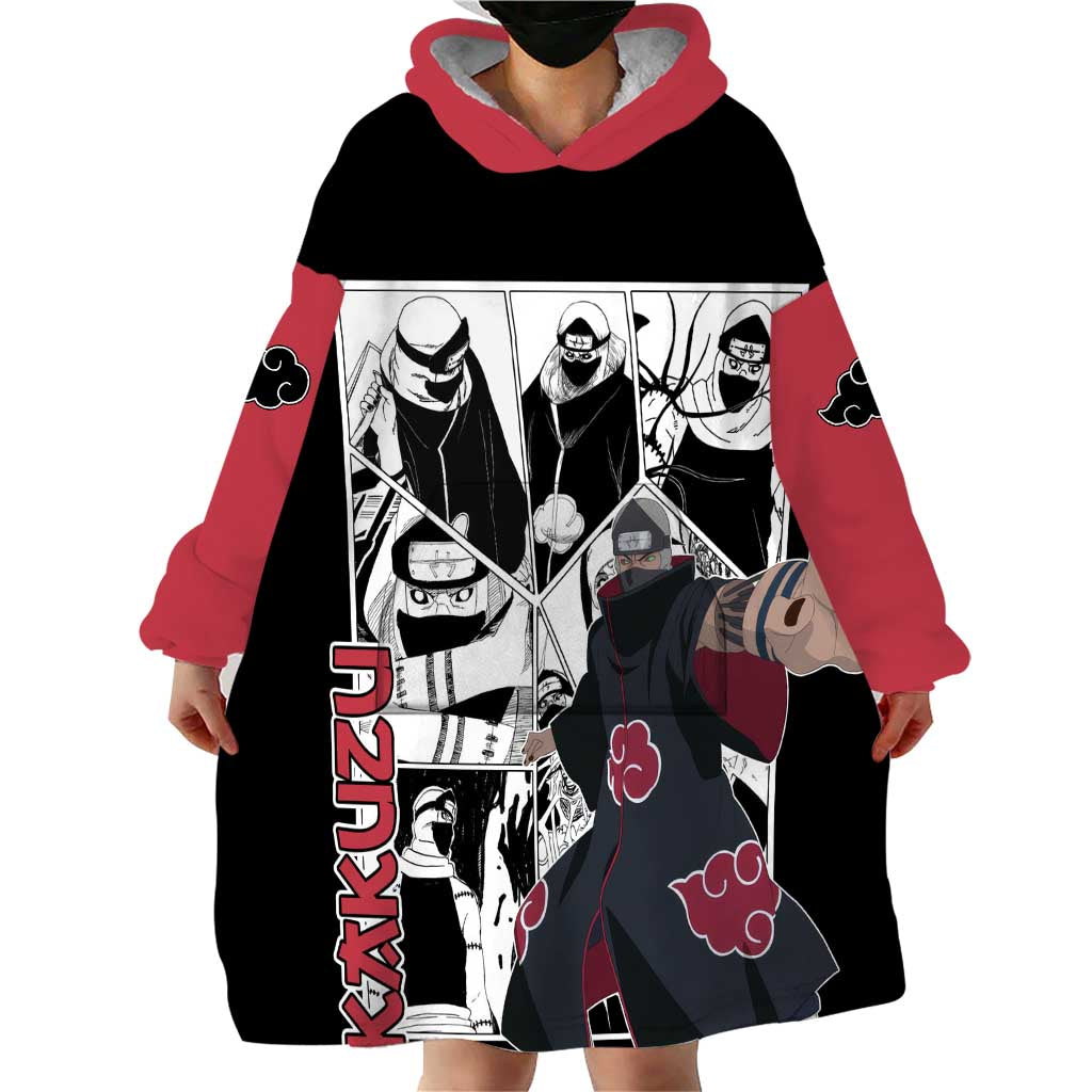 Kakuzu - Naruto Wearable Blanket Hoodie Anime Mix Manga Style