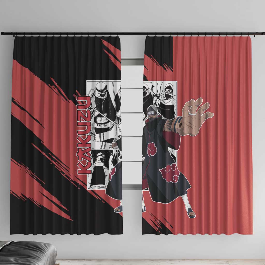 Kakuzu - Naruto Window Curtain Anime Mix Manga Style