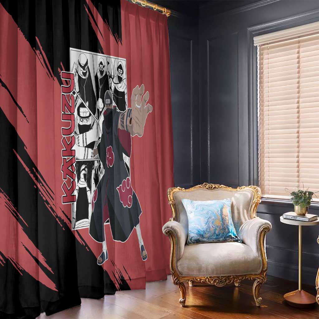 Kakuzu - Naruto Window Curtain Anime Mix Manga Style