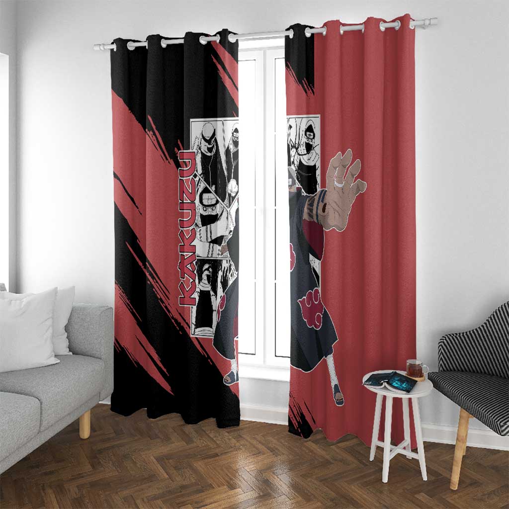 Kakuzu - Naruto Window Curtain Anime Mix Manga Style
