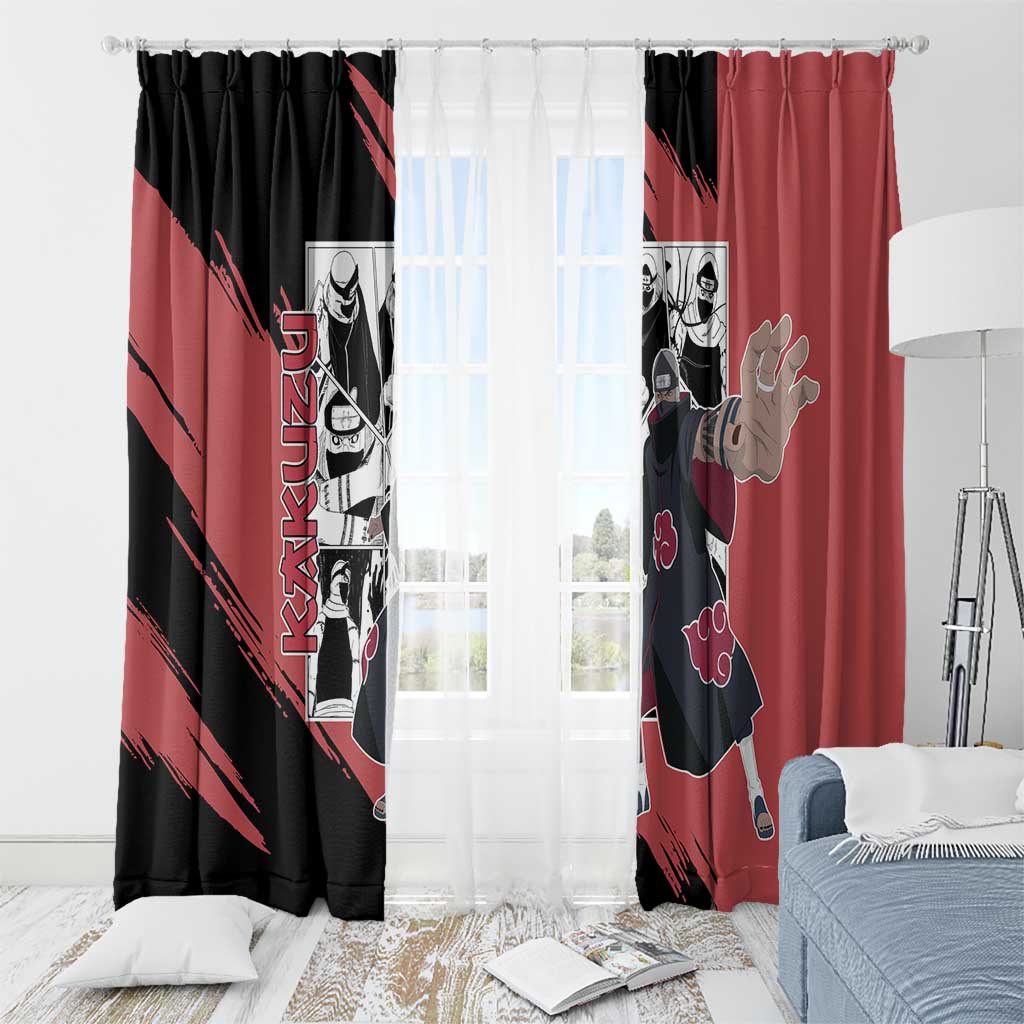 Kakuzu - Naruto Window Curtain Anime Mix Manga Style