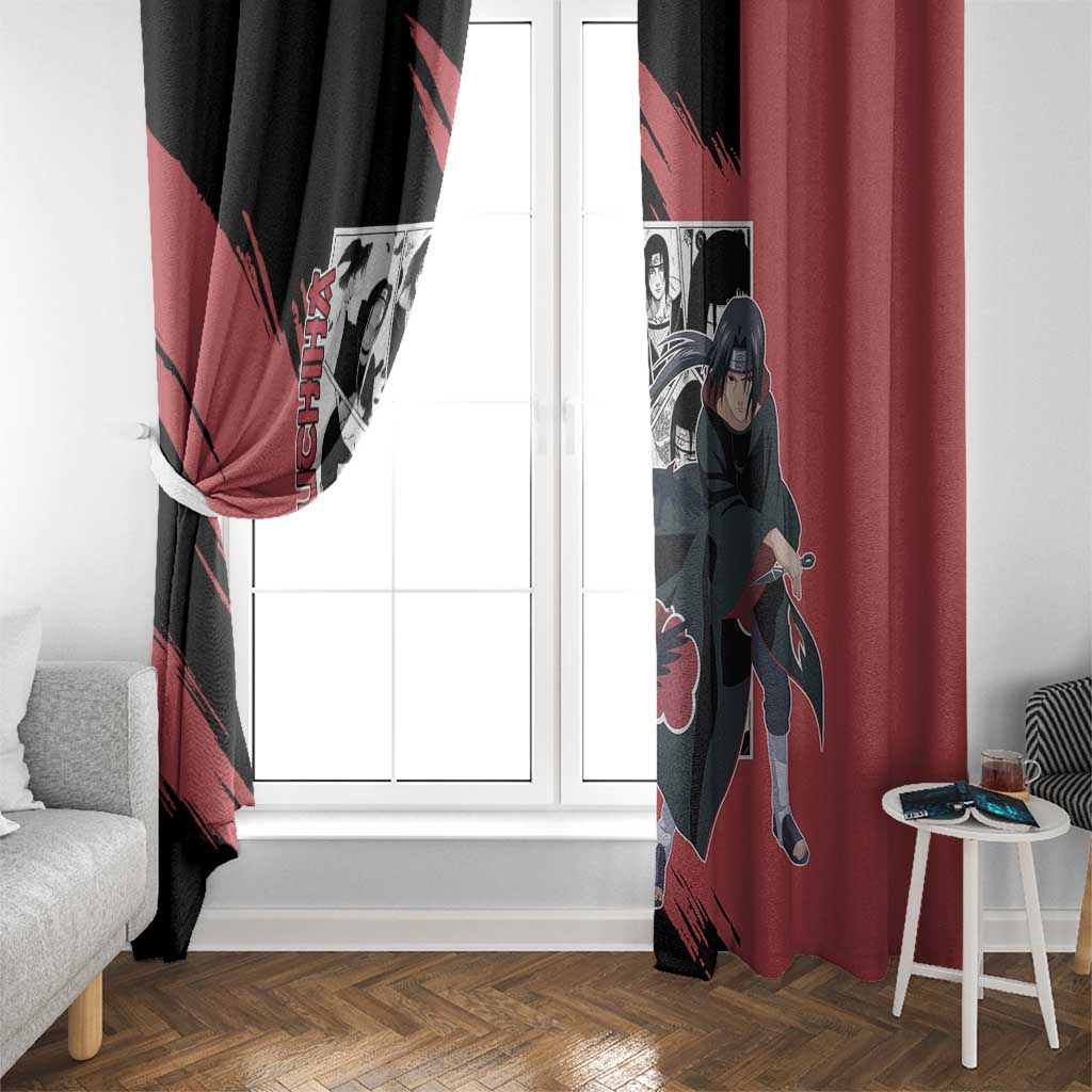 Itachi Uchiha - Naruto Window Curtain Anime Mix Manga Style