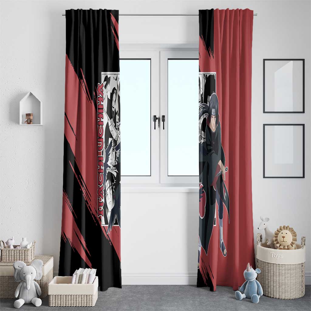 Itachi Uchiha - Naruto Window Curtain Anime Mix Manga Style