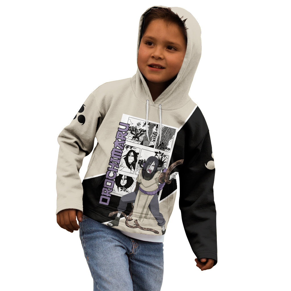 Orochimaru - Naruto Kid Hoodie Anime Mix Manga Style