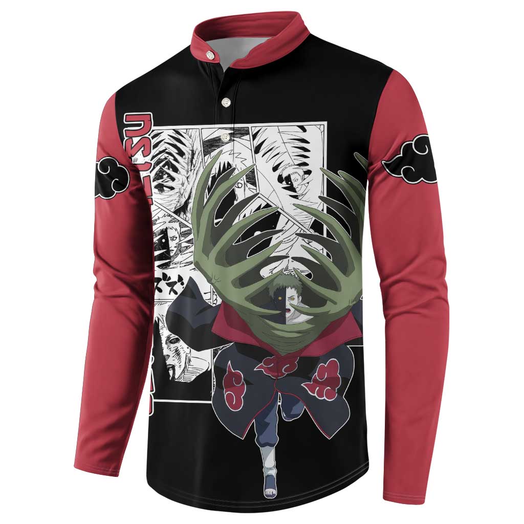 Zetsu Mangetsu - Naruto Button Sweatshirt Anime Mix Manga Style
