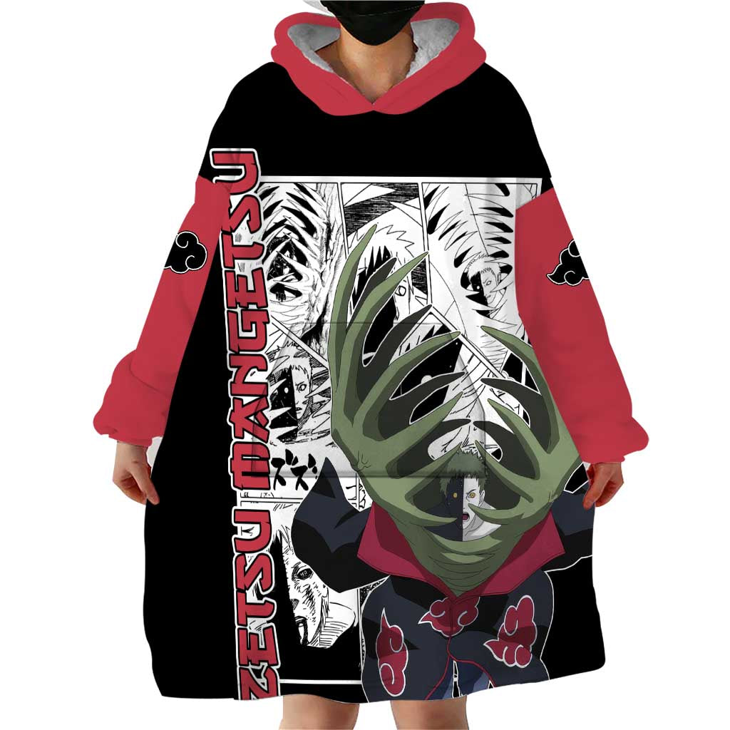 Zetsu Mangetsu - Naruto Wearable Blanket Hoodie Anime Mix Manga Style