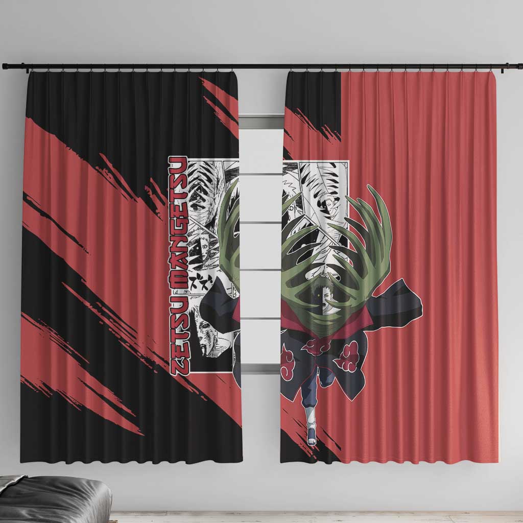 Zetsu Mangetsu - Naruto Window Curtain Anime Mix Manga Style