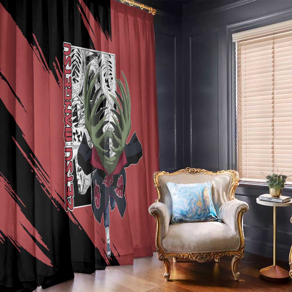 Zetsu Mangetsu - Naruto Window Curtain Anime Mix Manga Style