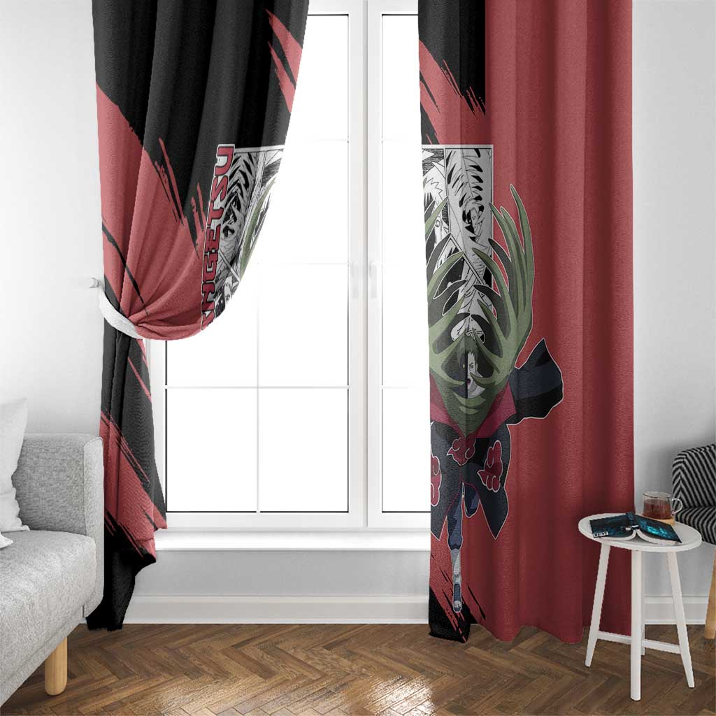 Zetsu Mangetsu - Naruto Window Curtain Anime Mix Manga Style