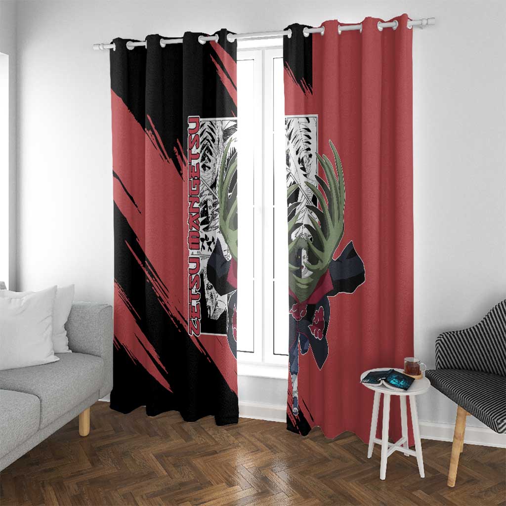 Zetsu Mangetsu - Naruto Window Curtain Anime Mix Manga Style