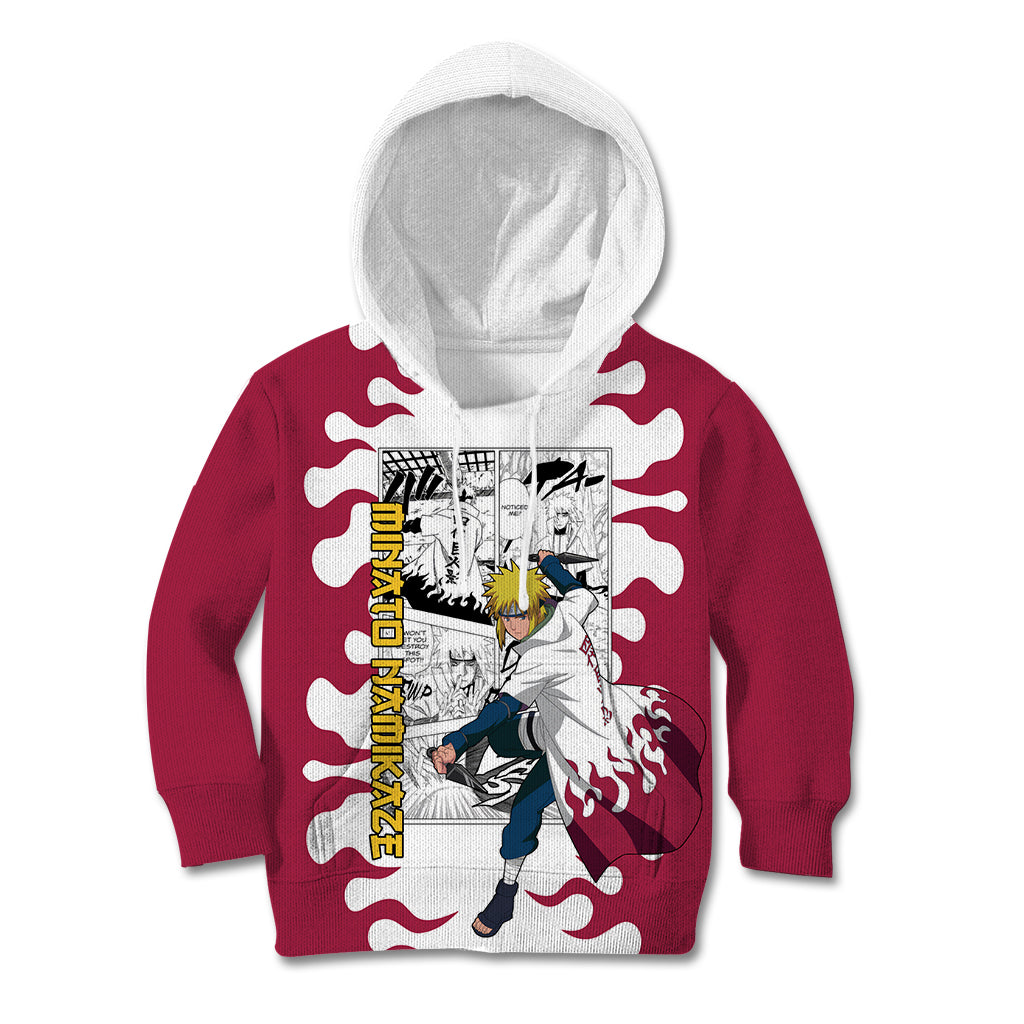 Minato Namikaze - Naruto Kid Hoodie Anime Mix Manga Style