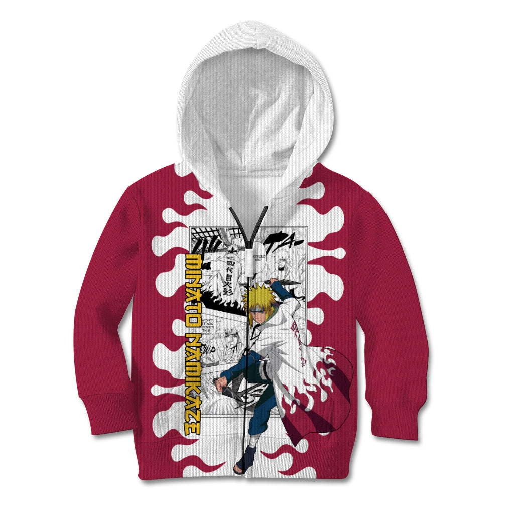 Minato Namikaze - Naruto Kid Hoodie Anime Mix Manga Style