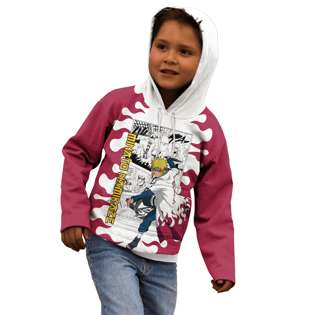 Minato Namikaze - Naruto Kid Hoodie Anime Mix Manga Style