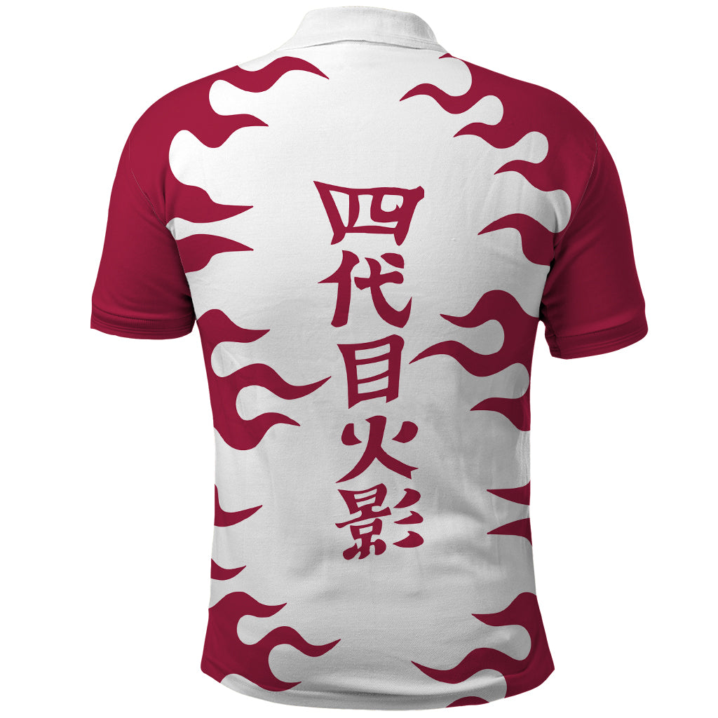 Minato Namikaze - Naruto Polo Shirt Anime Mix Manga Style
