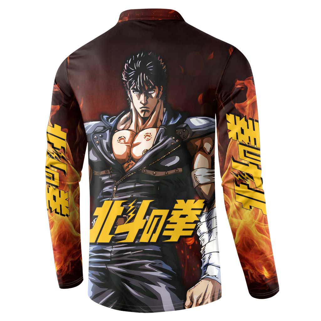 Kenshiro - Fist of the North Star Button Sweatshirt Anime Style