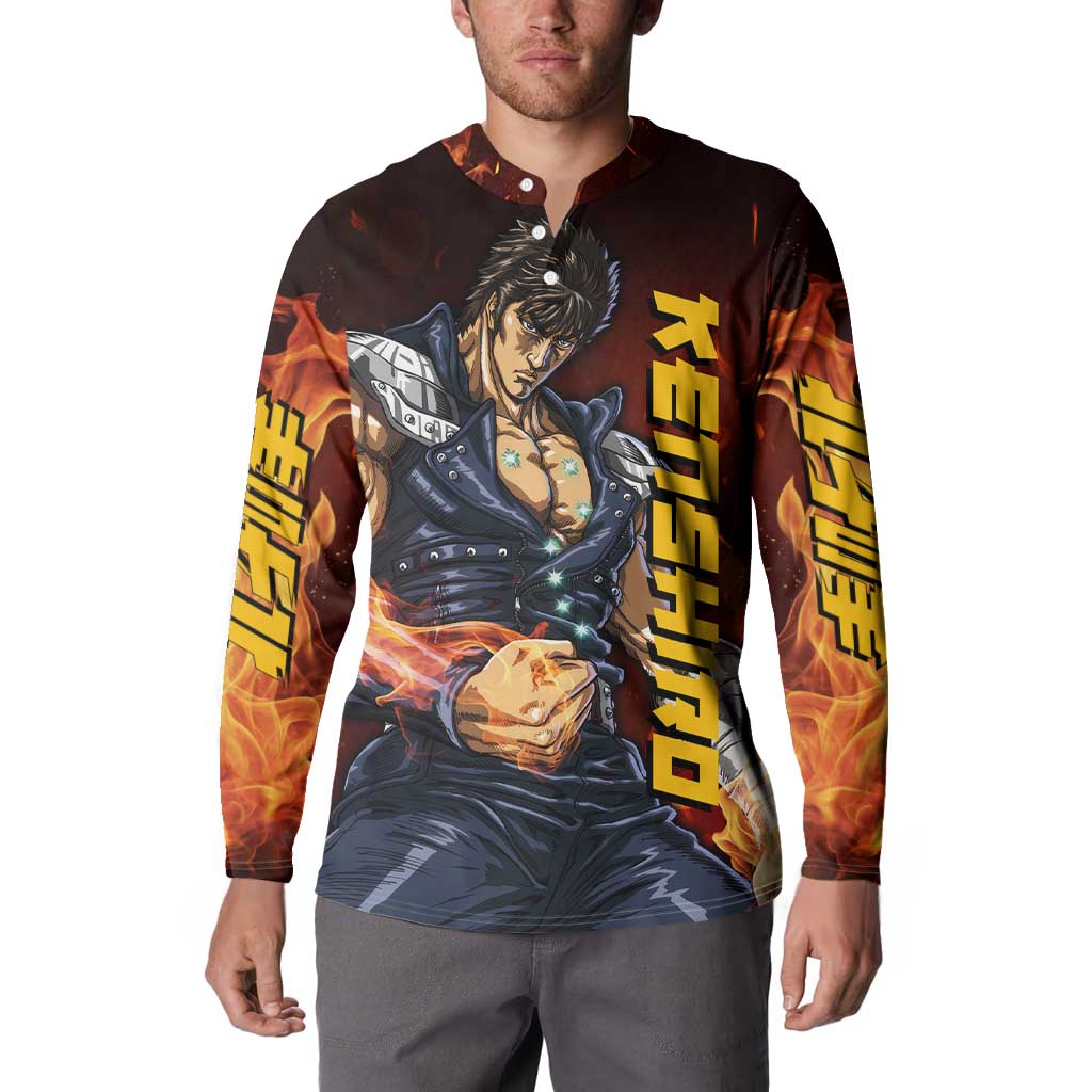 Kenshiro - Fist of the North Star Button Sweatshirt Anime Style