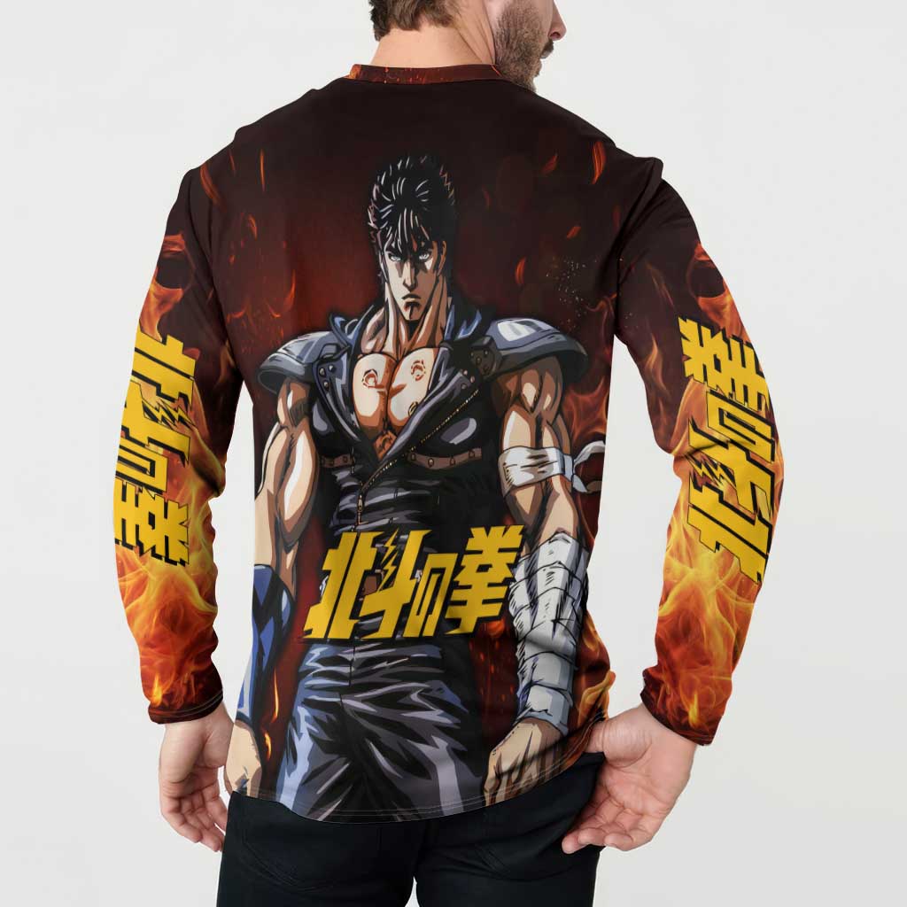 Kenshiro - Fist of the North Star Button Sweatshirt Anime Style
