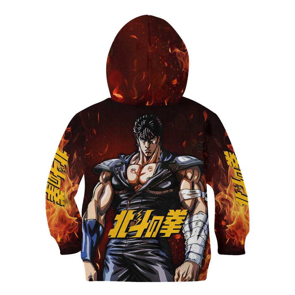 Kenshiro - Fist of the North Star Kid Hoodie Anime Style