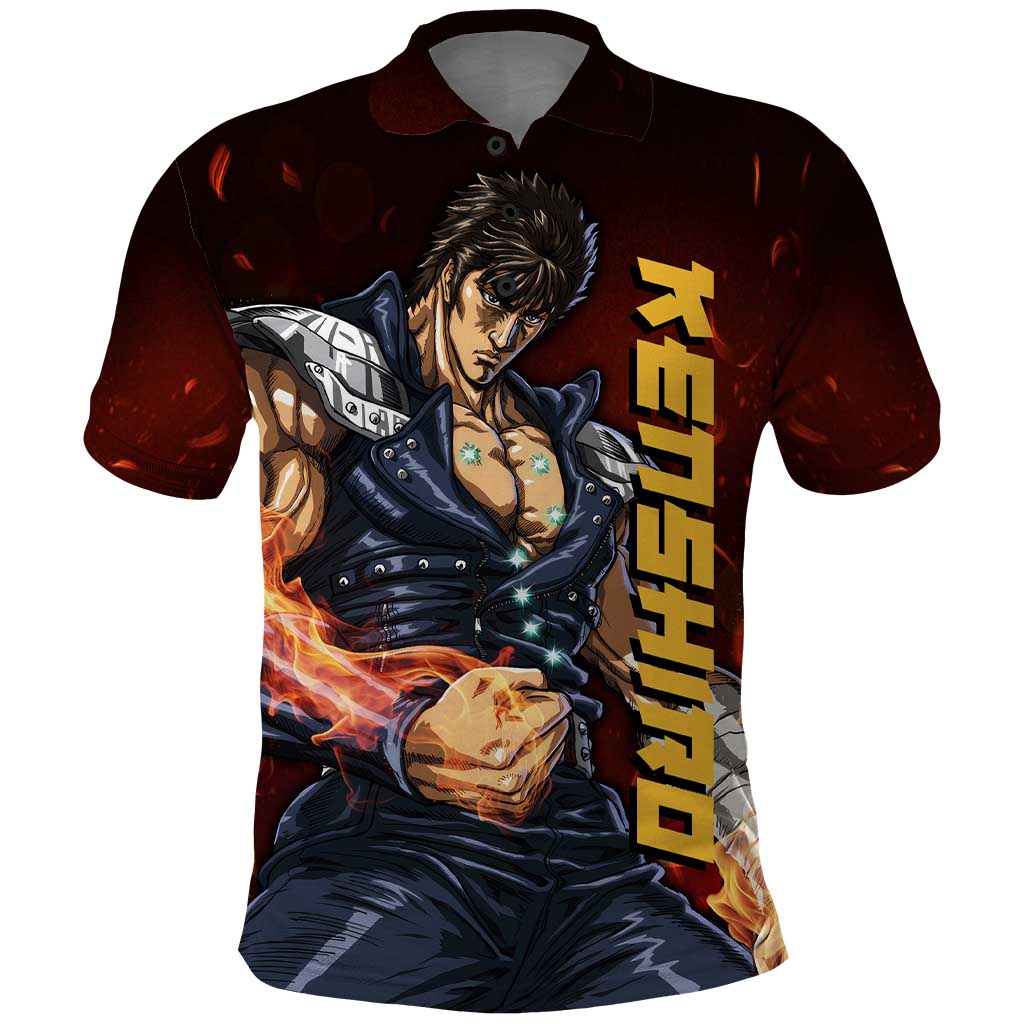 Kenshiro - Fist of the North Star Polo Shirt Anime Style