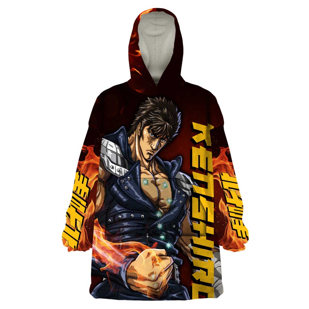 Kenshiro - Fist of the North Star Wearable Blanket Hoodie Anime Style