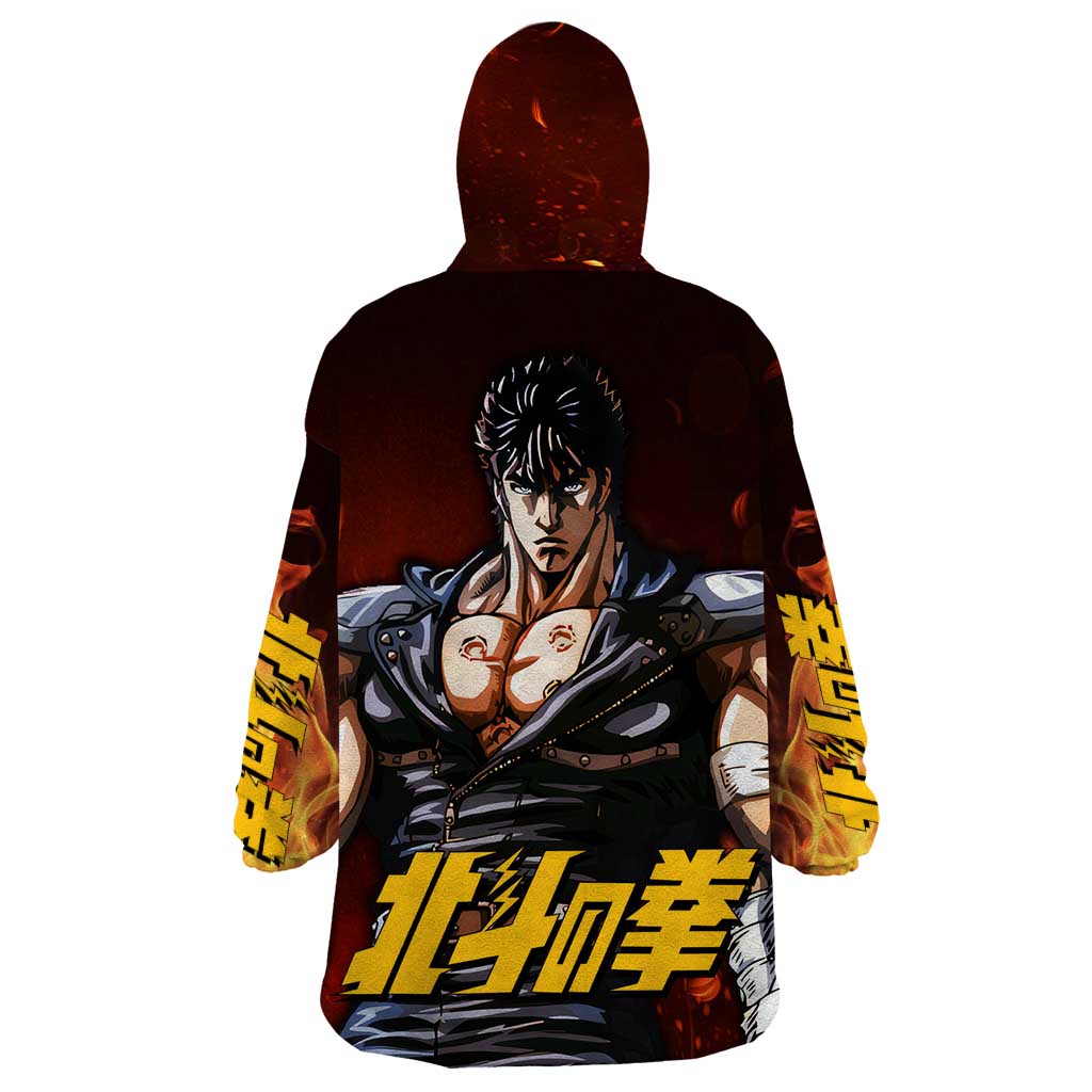 Kenshiro - Fist of the North Star Wearable Blanket Hoodie Anime Style