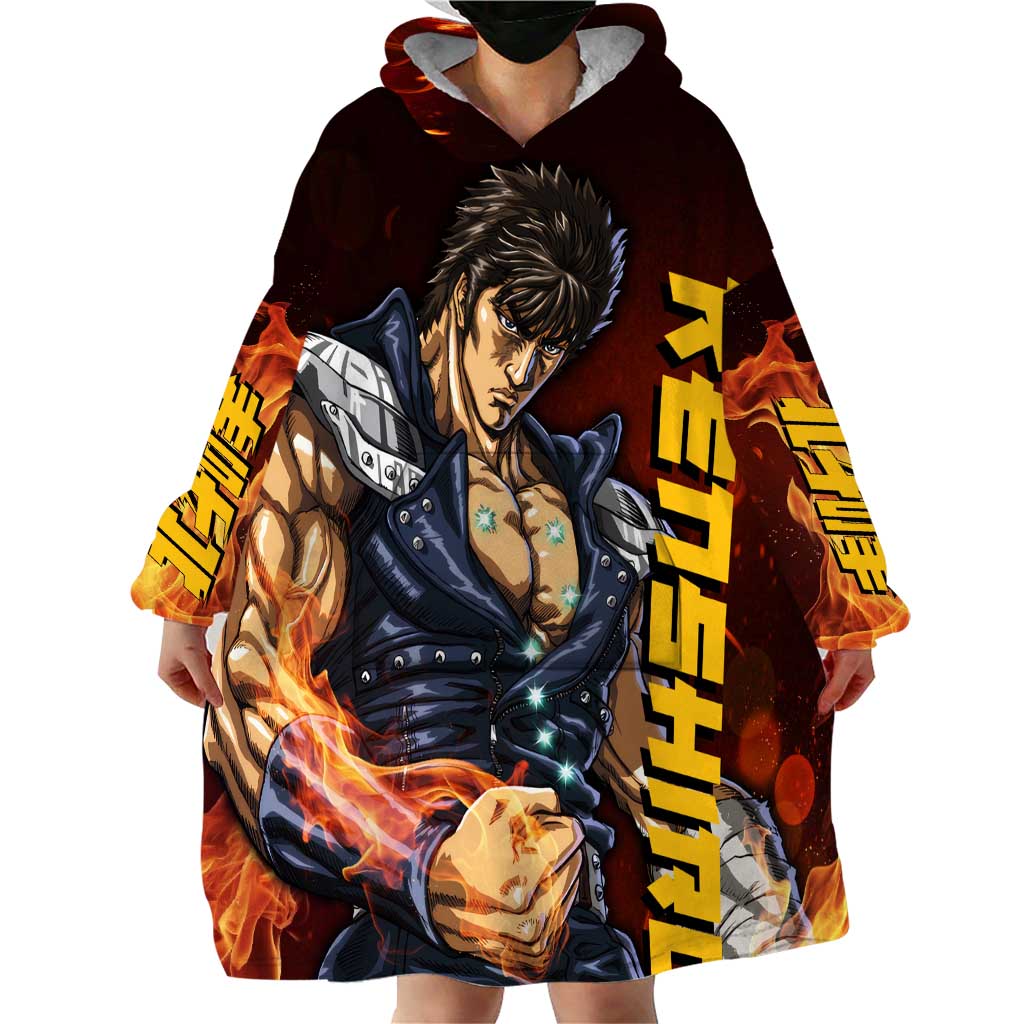 Kenshiro - Fist of the North Star Wearable Blanket Hoodie Anime Style