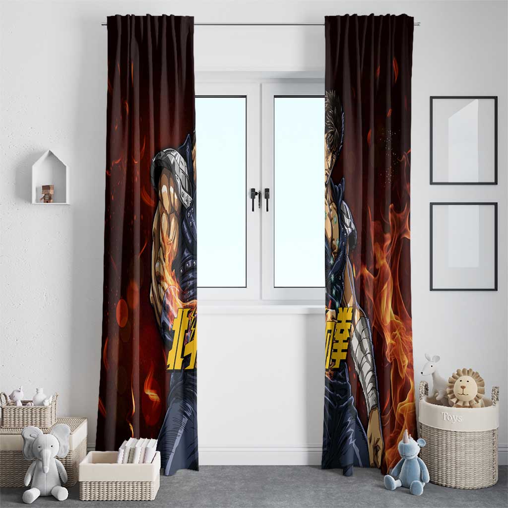 Kenshiro - Fist of the North Star Window Curtain Anime Style