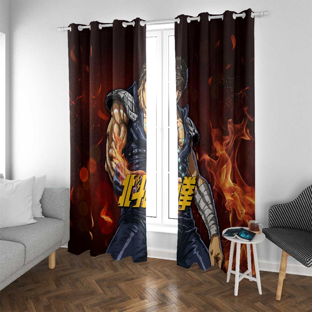Kenshiro - Fist of the North Star Window Curtain Anime Style