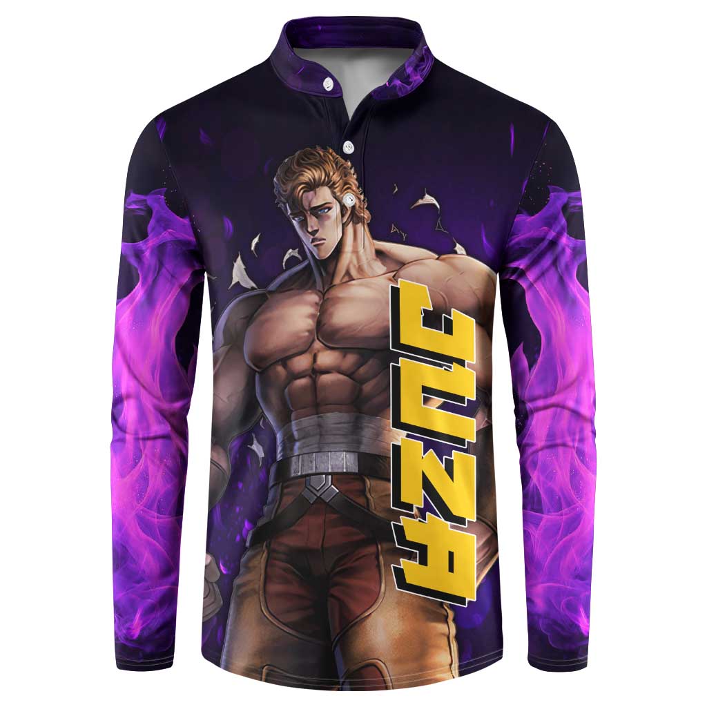 Juza - Fist Of The North Star Button Sweatshirt Anime Mix Manga Style