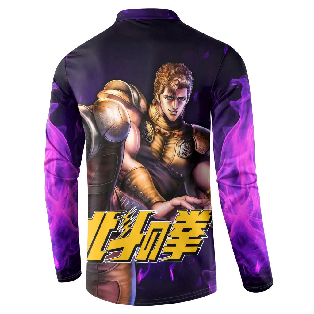 Juza - Fist Of The North Star Button Sweatshirt Anime Mix Manga Style