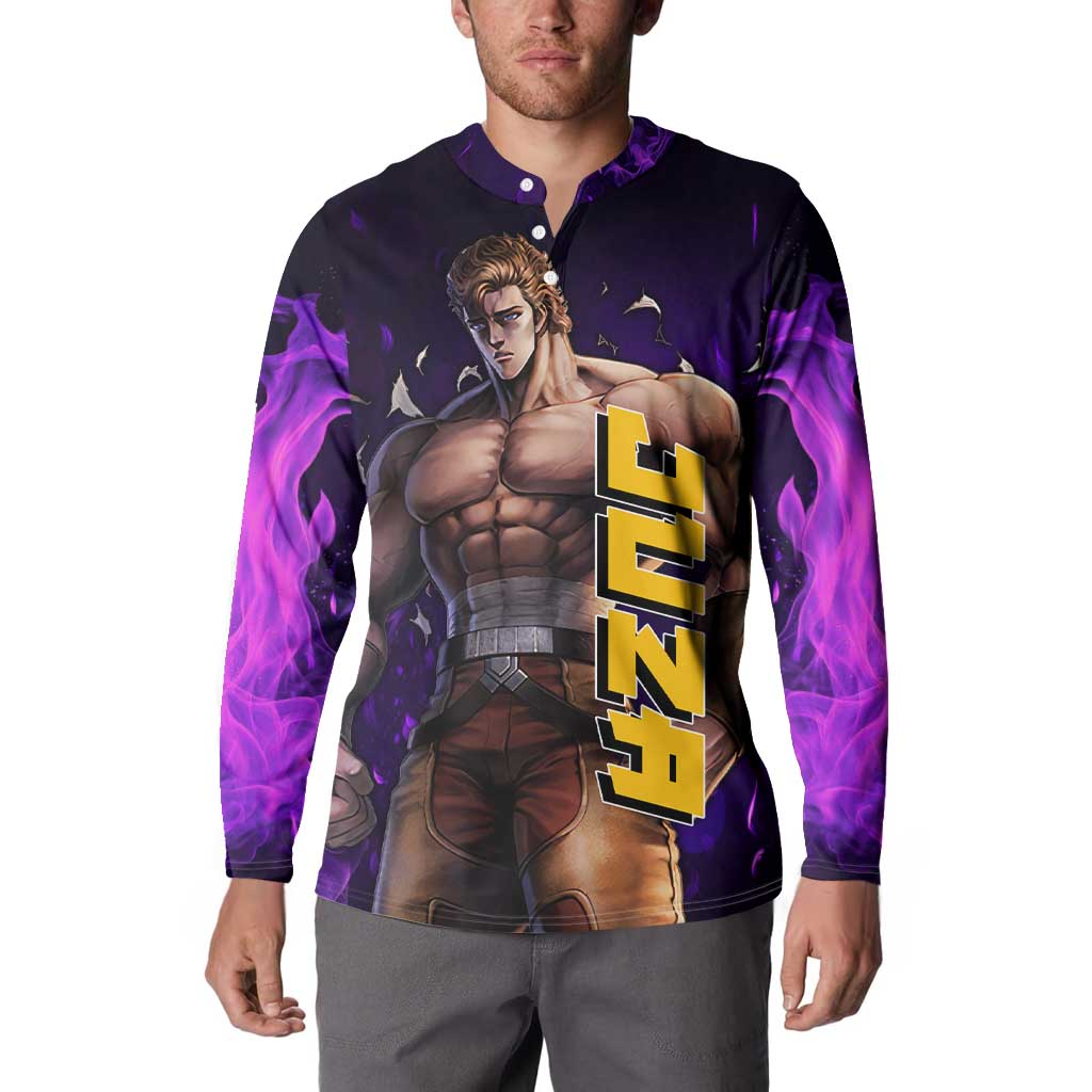 Juza - Fist Of The North Star Button Sweatshirt Anime Mix Manga Style