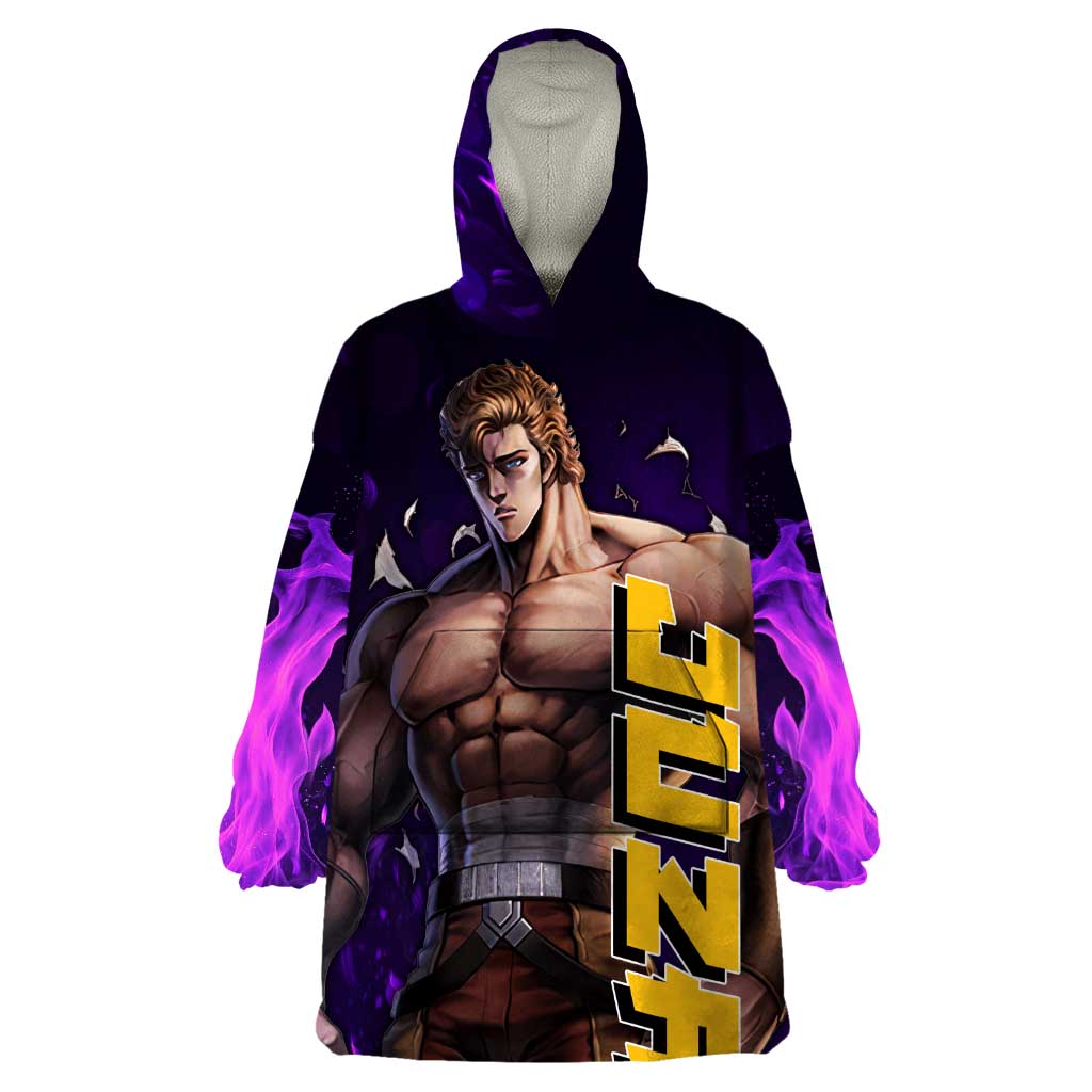 Juza - Fist Of The North Star Wearable Blanket Hoodie Anime Mix Manga Style