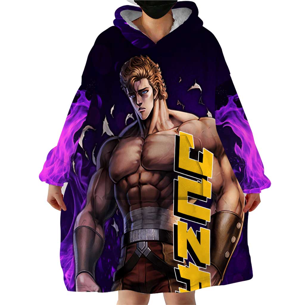 Juza - Fist Of The North Star Wearable Blanket Hoodie Anime Mix Manga Style