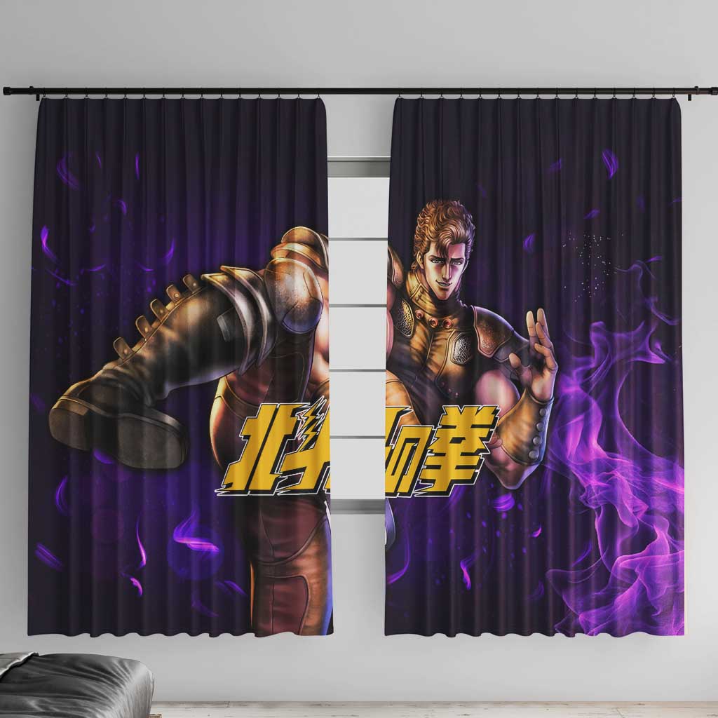 Juza - Fist Of The North Star Window Curtain Anime Mix Manga Style