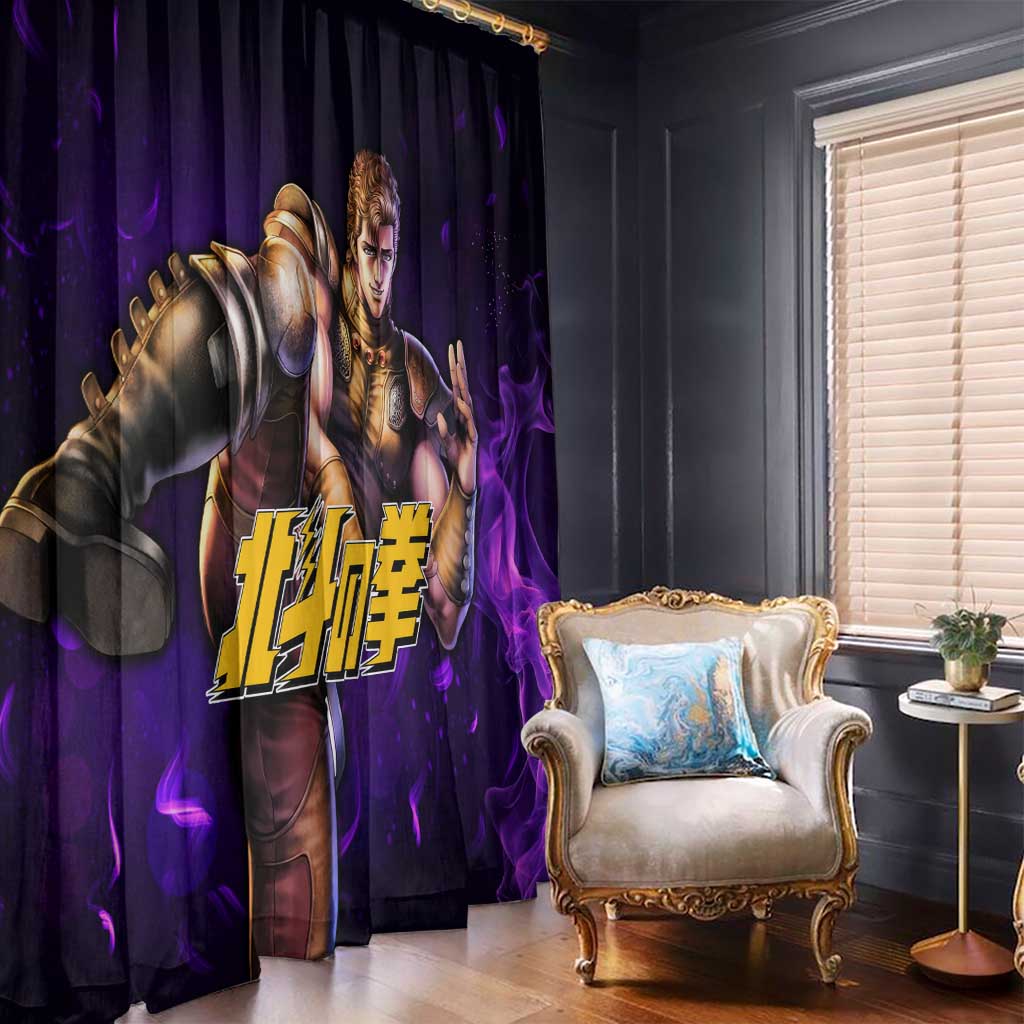 Juza - Fist Of The North Star Window Curtain Anime Mix Manga Style