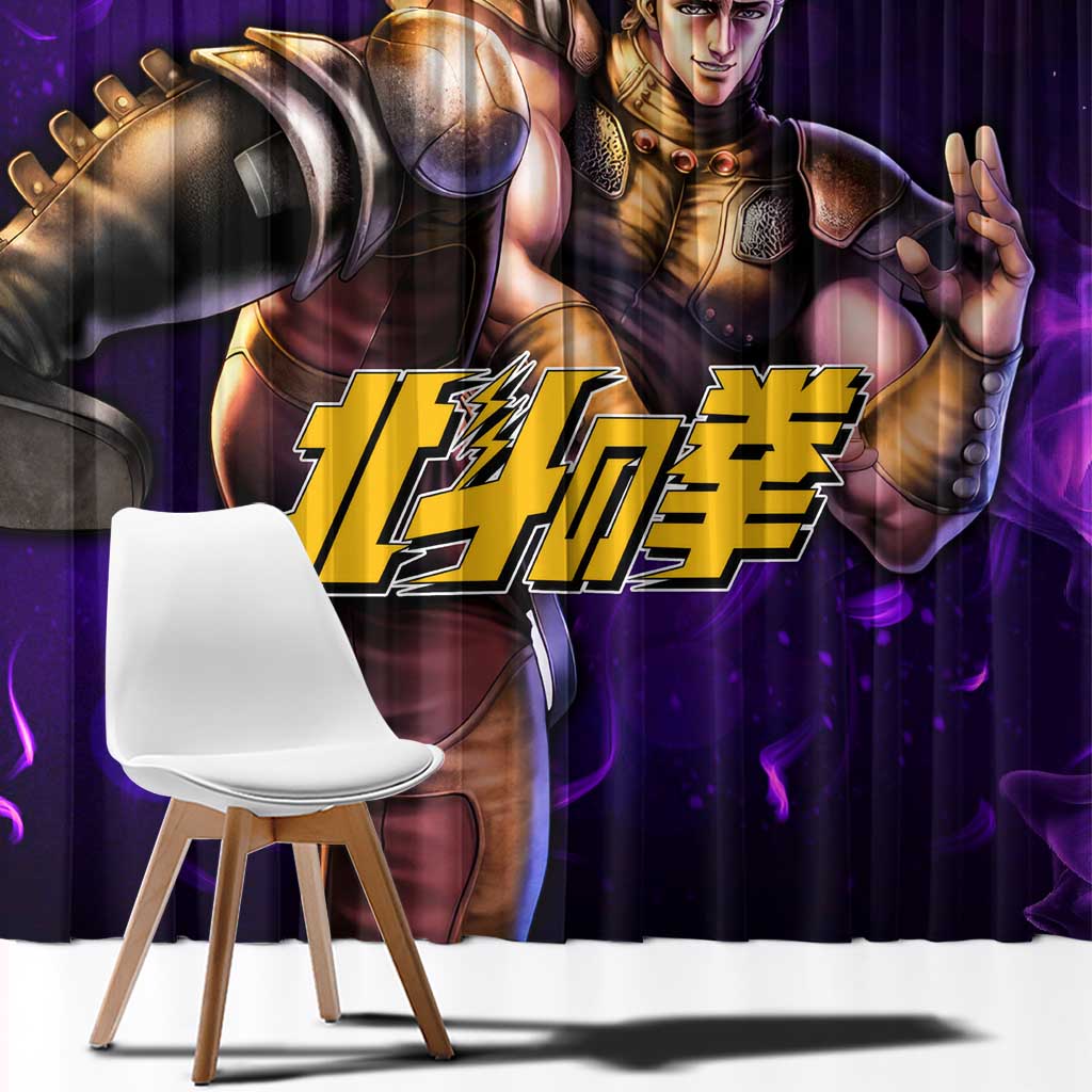 Juza - Fist Of The North Star Window Curtain Anime Mix Manga Style