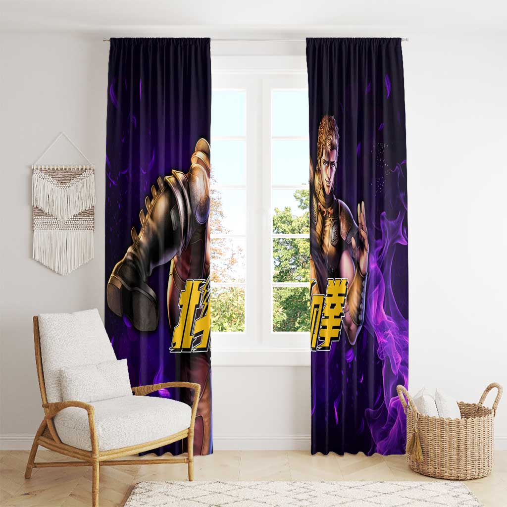 Juza - Fist Of The North Star Window Curtain Anime Mix Manga Style