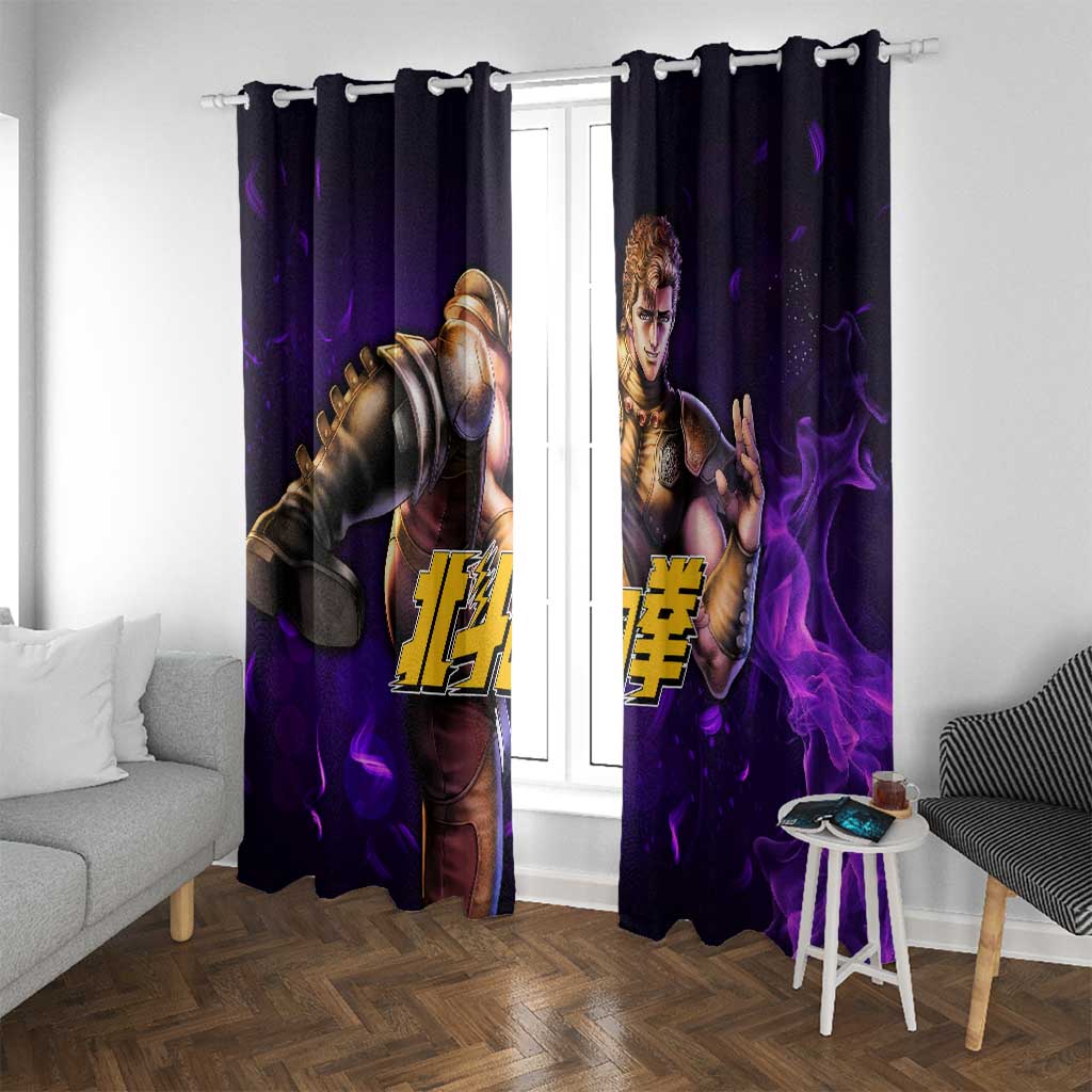 Juza - Fist Of The North Star Window Curtain Anime Mix Manga Style