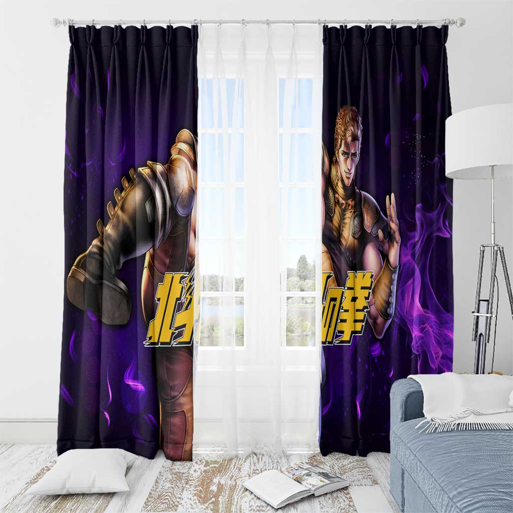 Juza - Fist Of The North Star Window Curtain Anime Mix Manga Style