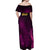 Mimiya - Fist Of The North Star Off Shoulder Maxi Dress Anime Mix Manga Style