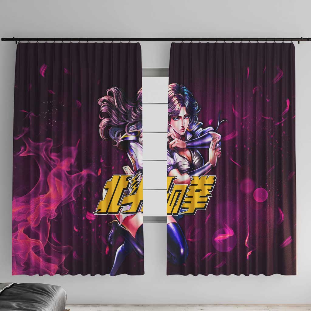 Mimiya - Fist Of The North Star Window Curtain Anime Mix Manga Style