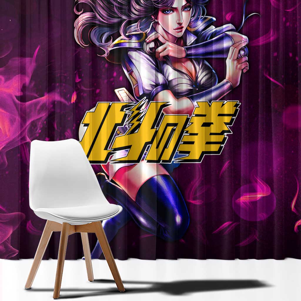 Mimiya - Fist Of The North Star Window Curtain Anime Mix Manga Style